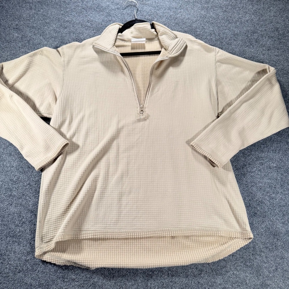 Peckham US Military Gen III L2 Grid Fleece Pullover XL-Long Tan Polartec Mens